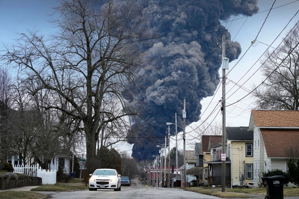 Train Derailment in Ohio Causes Significant Damage and Potential Risk to Residents